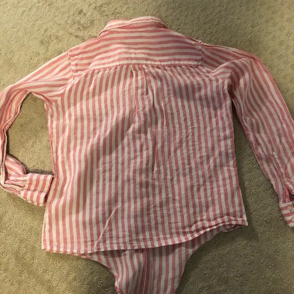 J crew long-sleeve cotton shirt in-stripe - Picture 5 of 7